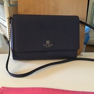 Navy Kate Spade crossbody